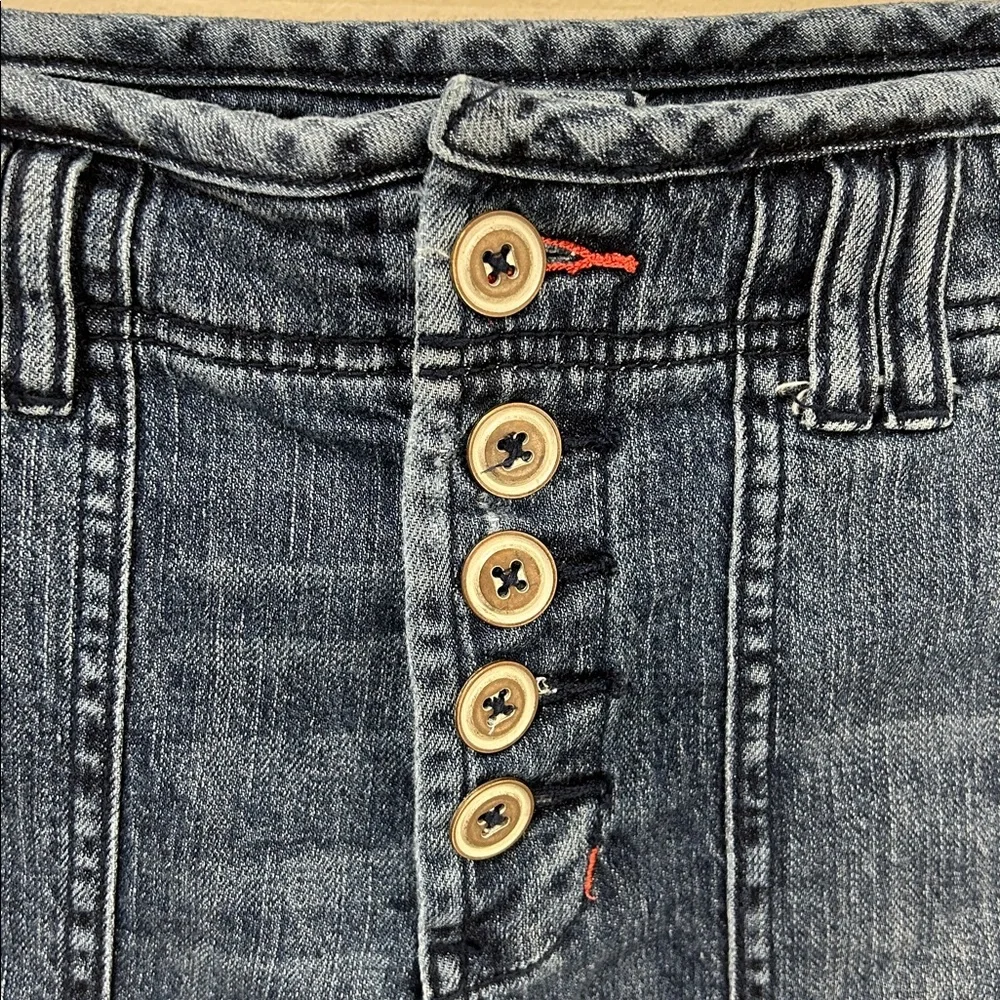 ANTHROPOLOGIE PILCRO The Wanderer Denim Button Front Shorts Size 26 - Picture 4 of 15